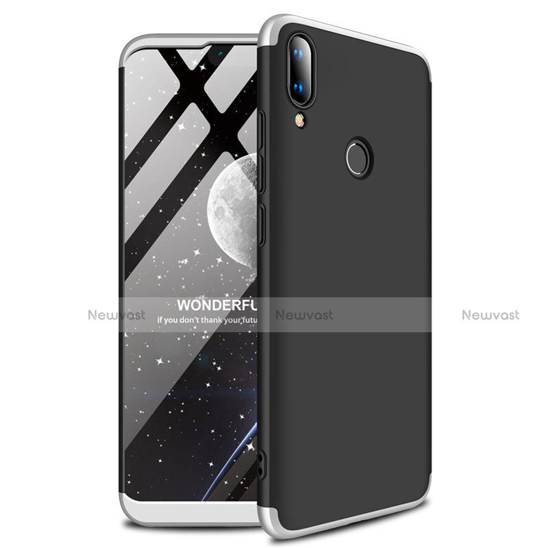 Hard Rigid Plastic Matte Finish Case Back Cover A01 for Huawei Y9 (2019) Silver