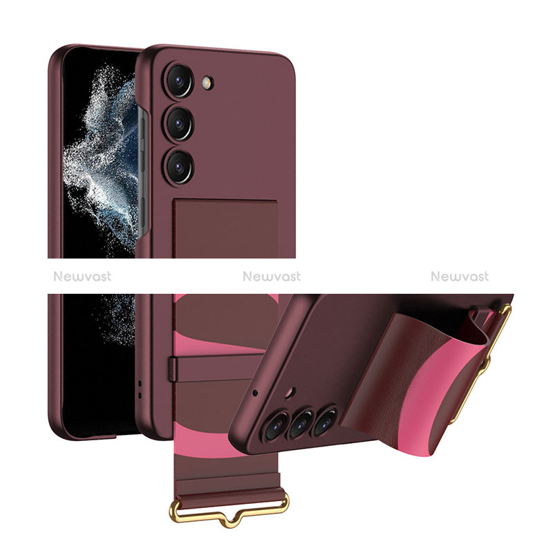 Hard Rigid Plastic Matte Finish Case Back Cover AC1 for Samsung Galaxy S21 Plus 5G Purple