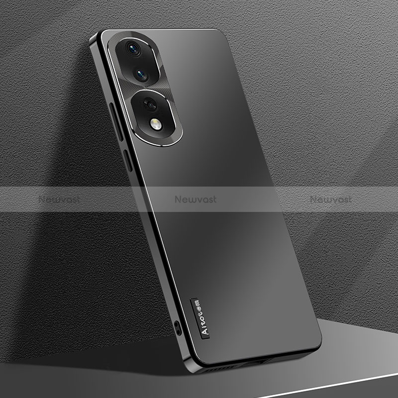 Hard Rigid Plastic Matte Finish Case Back Cover AT1 for Huawei Honor 90 Pro 5G Black