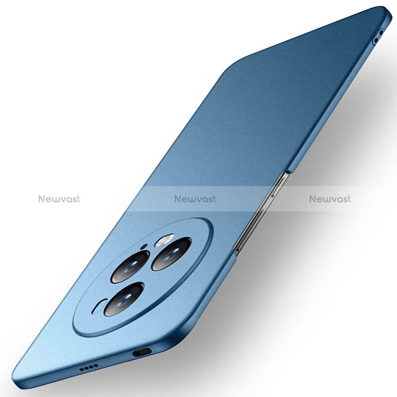 Hard Rigid Plastic Matte Finish Case Back Cover for Huawei Honor Magic5 Pro 5G Blue