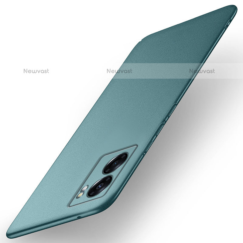 Hard Rigid Plastic Matte Finish Case Back Cover for OnePlus Nord N300 5G Green