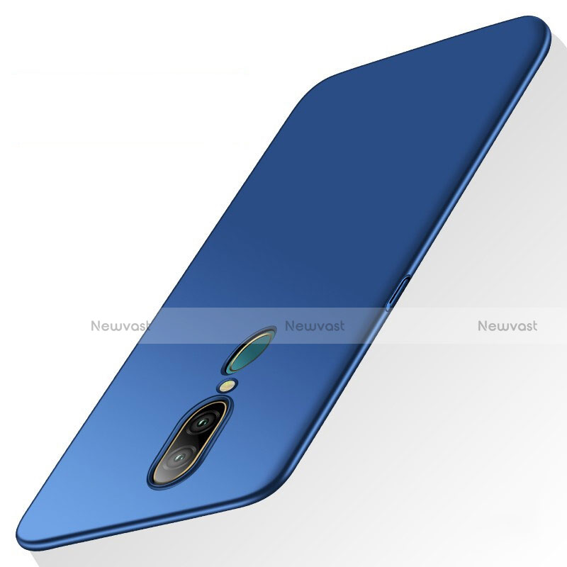Hard Rigid Plastic Matte Finish Case Back Cover for Oppo A9 Blue
