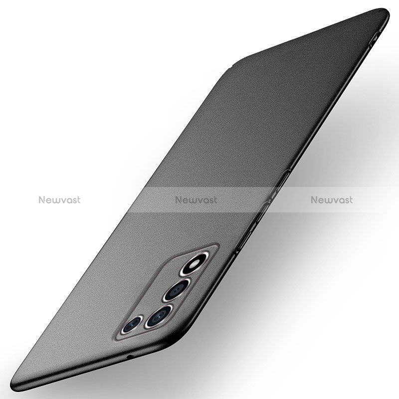 Hard Rigid Plastic Matte Finish Case Back Cover for Oppo K9S 5G Black