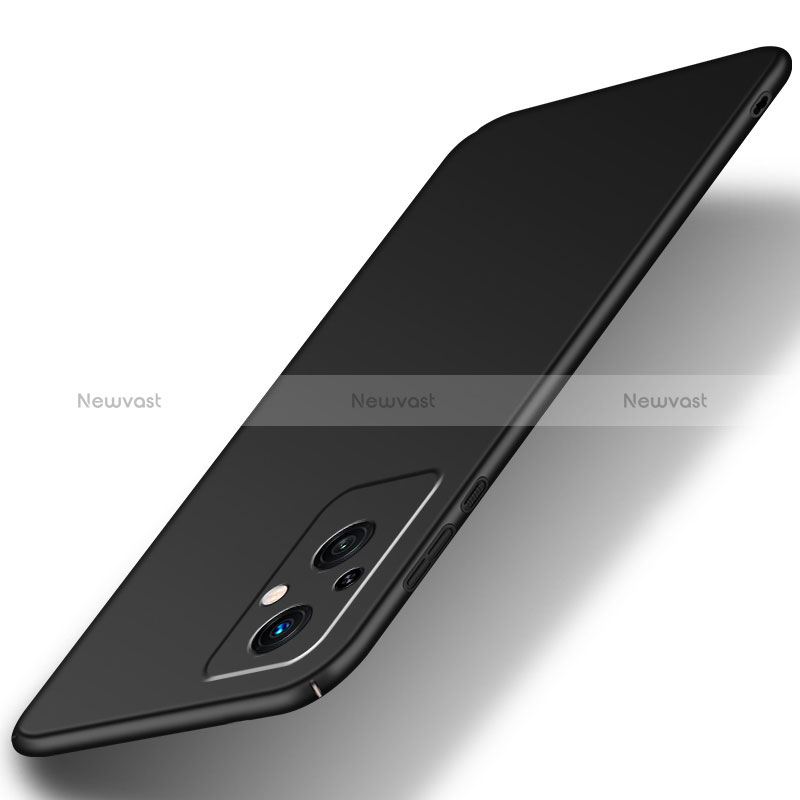 Hard Rigid Plastic Matte Finish Case Back Cover for Oppo Reno7 Lite 5G Black