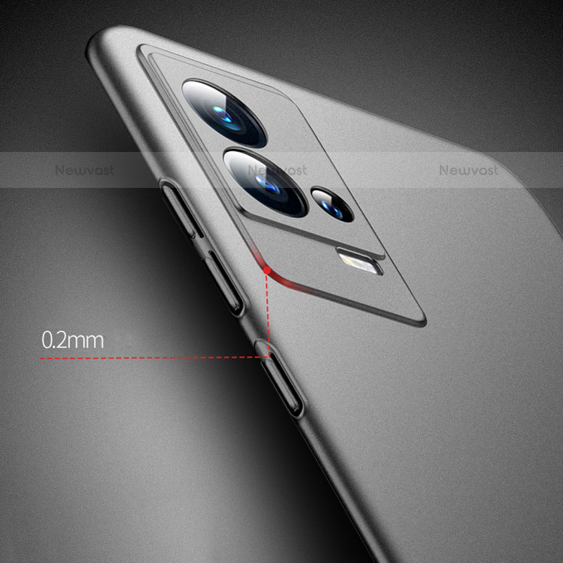 Hard Rigid Plastic Matte Finish Case Back Cover for Vivo iQOO 8 5G