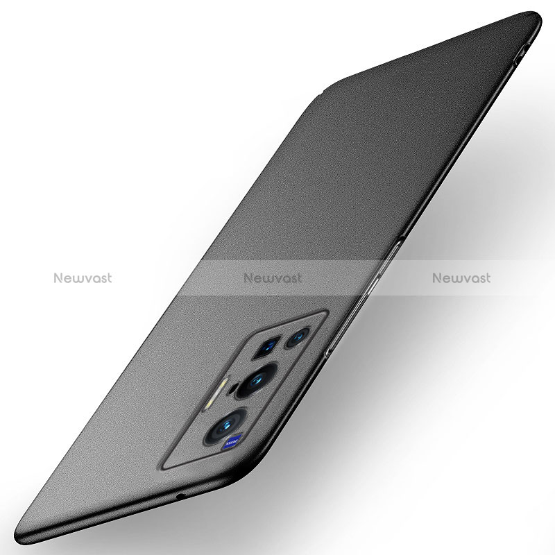 Hard Rigid Plastic Matte Finish Case Back Cover for Vivo X70 Pro 5G Black