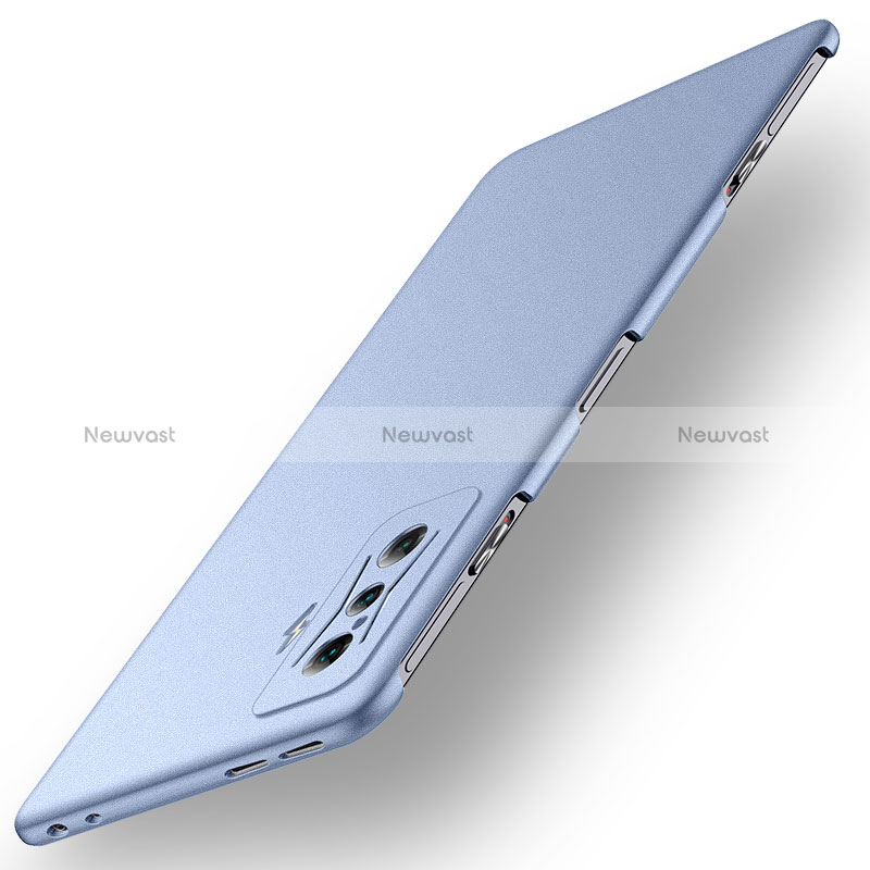 Hard Rigid Plastic Matte Finish Case Back Cover for Xiaomi Poco F4 GT 5G Mint Blue