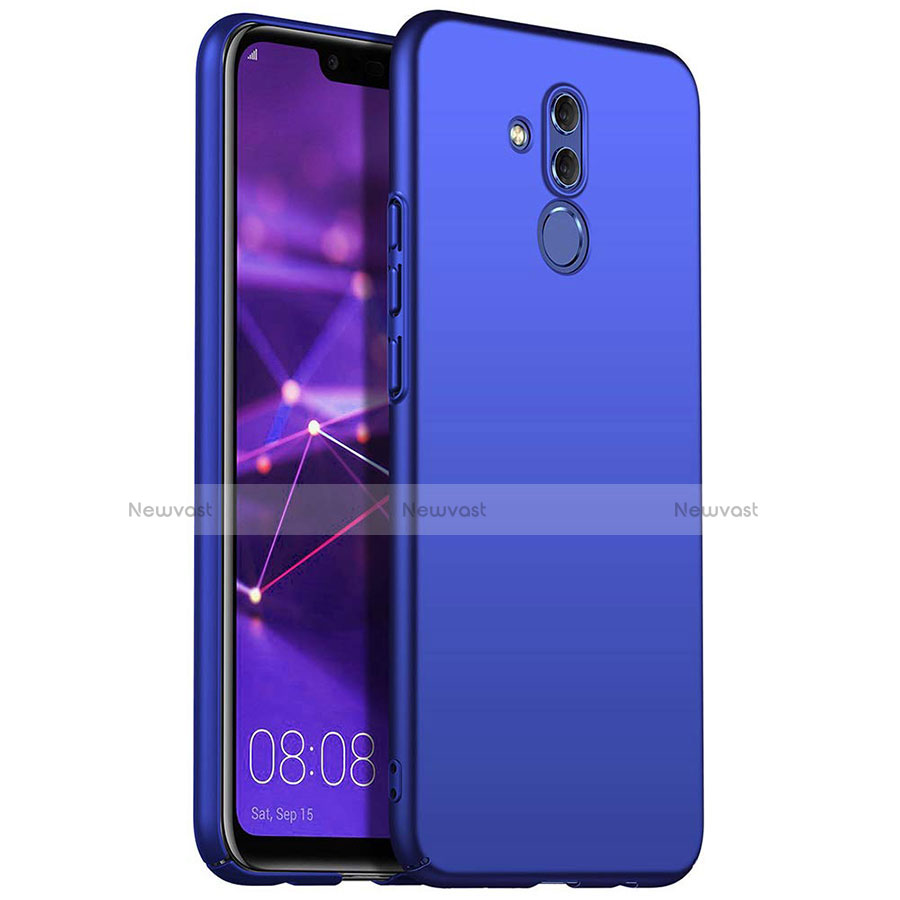 Hard Rigid Plastic Matte Finish Case Back Cover G01 for Huawei Mate 20 Lite Blue