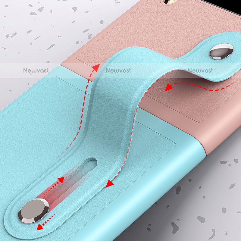 Hard Rigid Plastic Matte Finish Case Back Cover H01 for Samsung Galaxy Z Flip3 5G