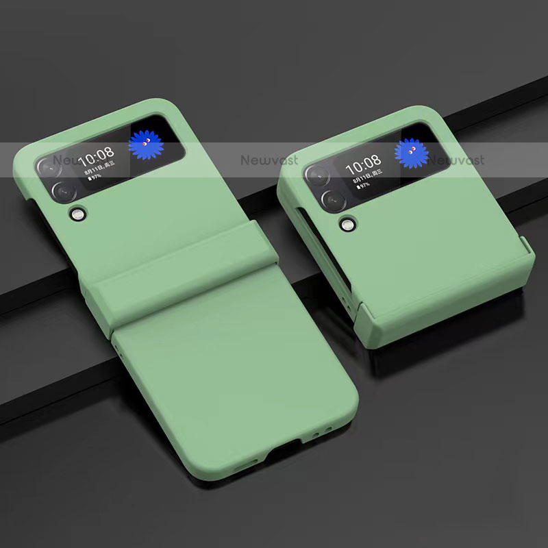 Hard Rigid Plastic Matte Finish Case Back Cover H06 for Samsung Galaxy Z Flip3 5G Matcha Green