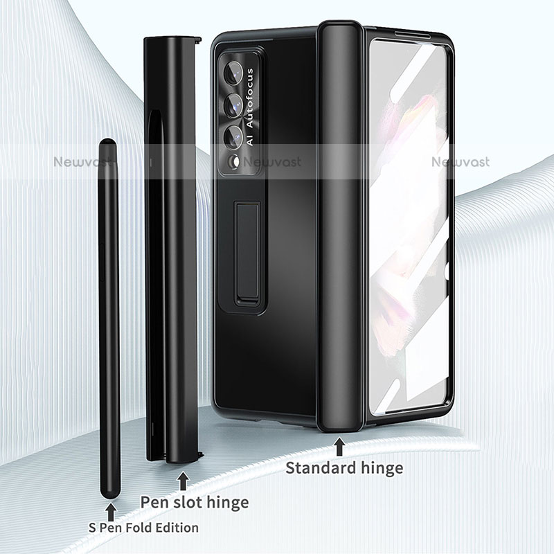 Hard Rigid Plastic Matte Finish Case Back Cover H06 for Samsung Galaxy Z Fold3 5G
