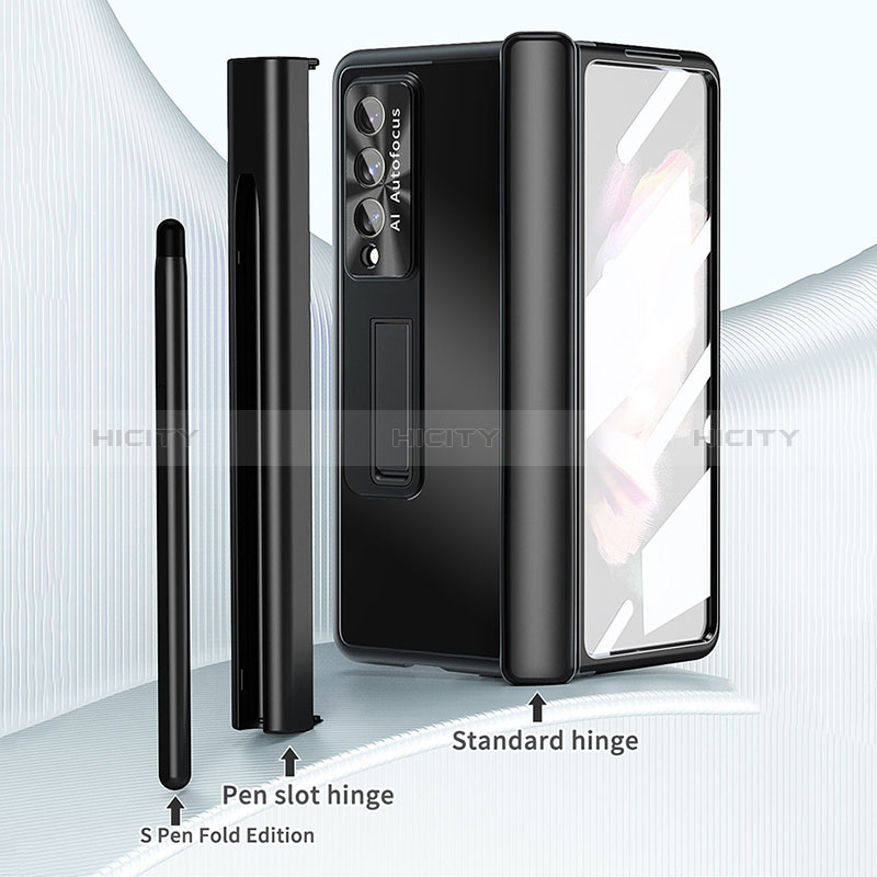 Hard Rigid Plastic Matte Finish Case Back Cover H06 for Samsung Galaxy Z Fold4 5G