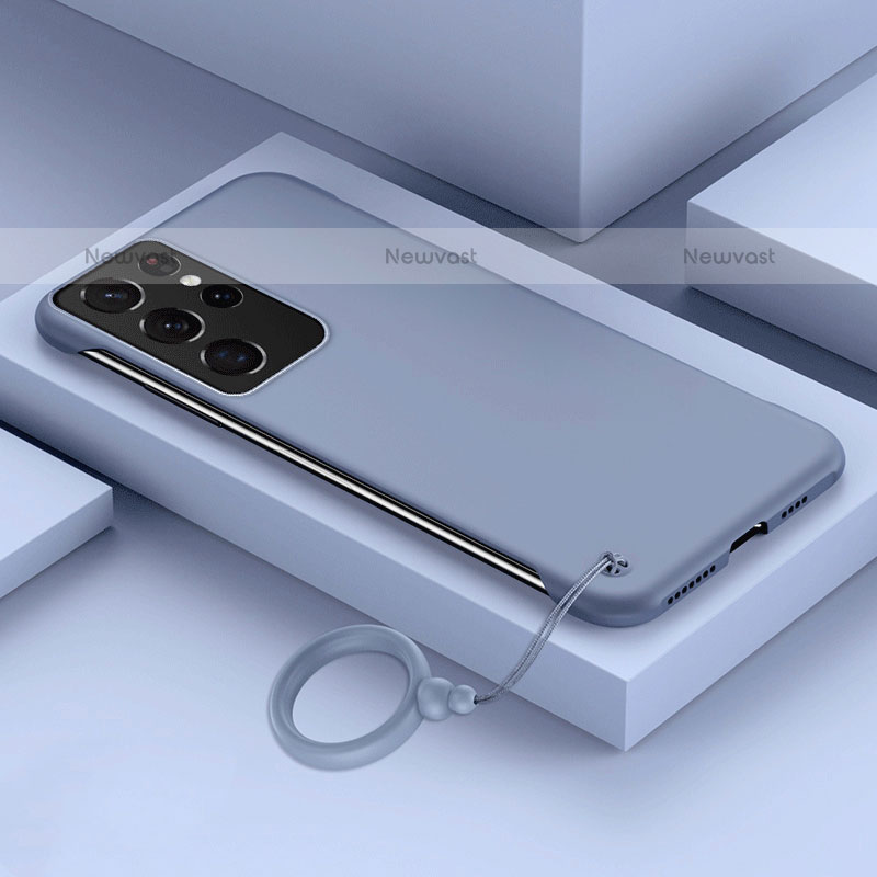 Hard Rigid Plastic Matte Finish Case Back Cover JS1 for Samsung Galaxy Note 20 Ultra 5G Lavender Gray