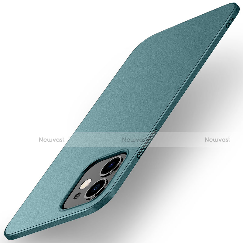 Hard Rigid Plastic Matte Finish Case Back Cover M01 for Apple iPhone 12 Green