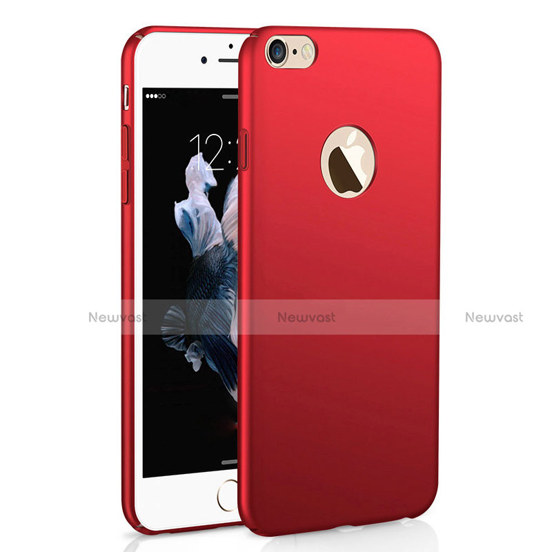 Hard Rigid Plastic Matte Finish Case Back Cover M01 for Apple iPhone 6S Red