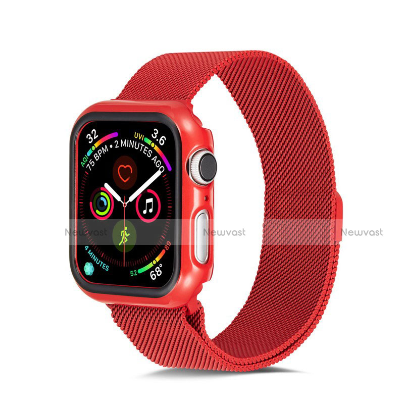 Hard Rigid Plastic Matte Finish Case Back Cover M01 for Apple iWatch 5 44mm