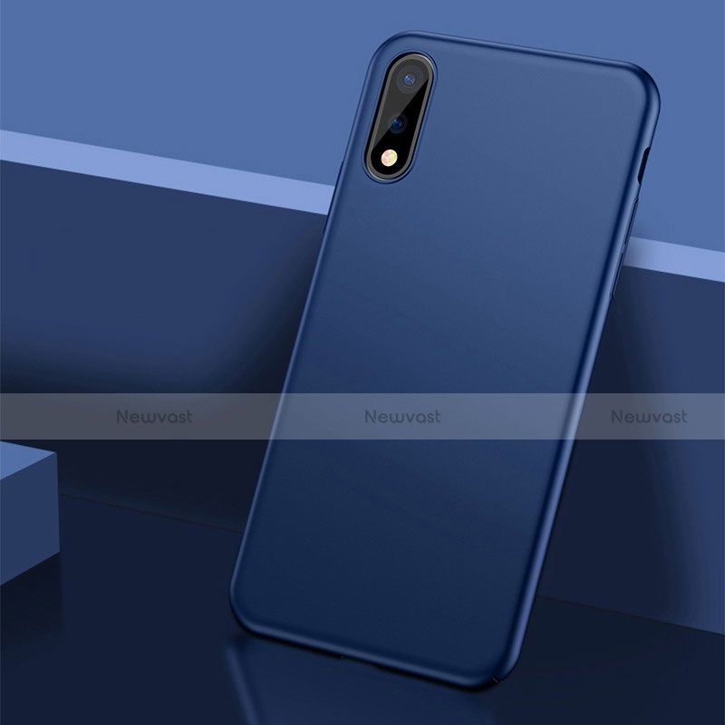 Hard Rigid Plastic Matte Finish Case Back Cover M01 for Huawei Enjoy 10 Blue