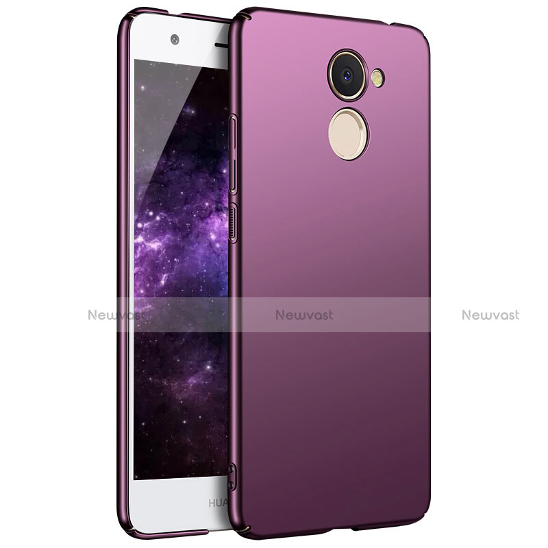 Hard Rigid Plastic Matte Finish Case Back Cover M01 for Huawei Enjoy 7 Plus Purple