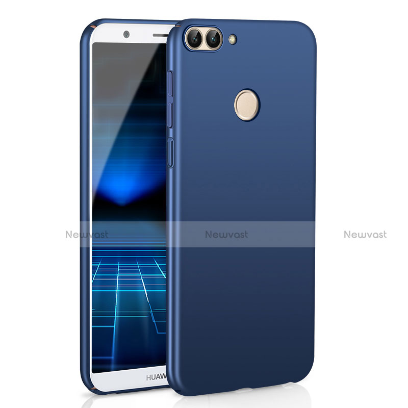 Hard Rigid Plastic Matte Finish Case Back Cover M01 for Huawei Enjoy 7S Blue