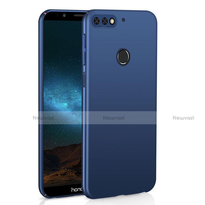Hard Rigid Plastic Matte Finish Case Back Cover M01 for Huawei Enjoy 8 Blue