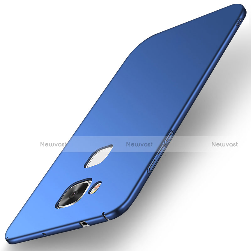 Hard Rigid Plastic Matte Finish Case Back Cover M01 for Huawei G7 Plus Blue