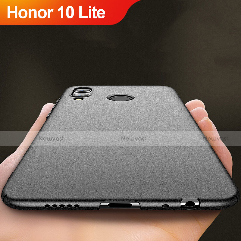 Hard Rigid Plastic Matte Finish Case Back Cover M01 for Huawei Honor 10 Lite Black