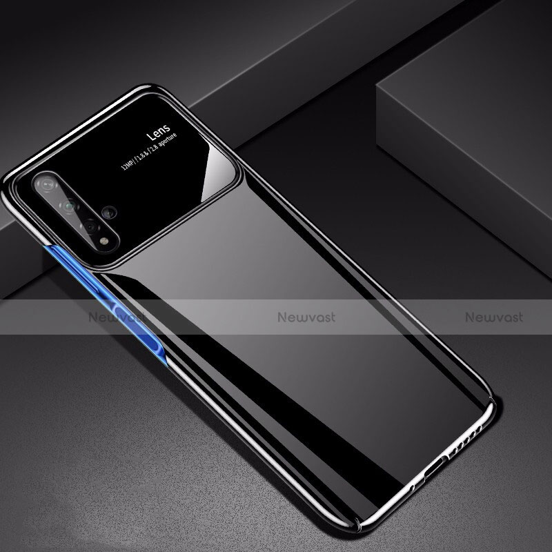 Hard Rigid Plastic Matte Finish Case Back Cover M01 for Huawei Honor 20 Black