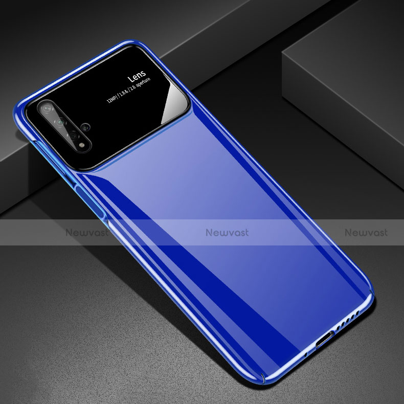 Hard Rigid Plastic Matte Finish Case Back Cover M01 for Huawei Honor 20S Blue