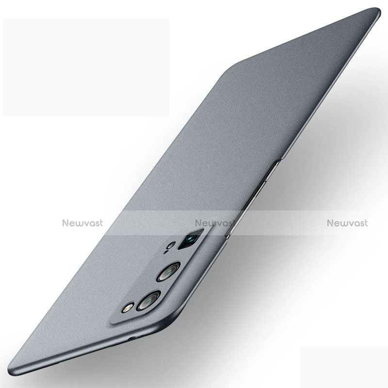 Hard Rigid Plastic Matte Finish Case Back Cover M01 for Huawei Honor 30 Pro Gray