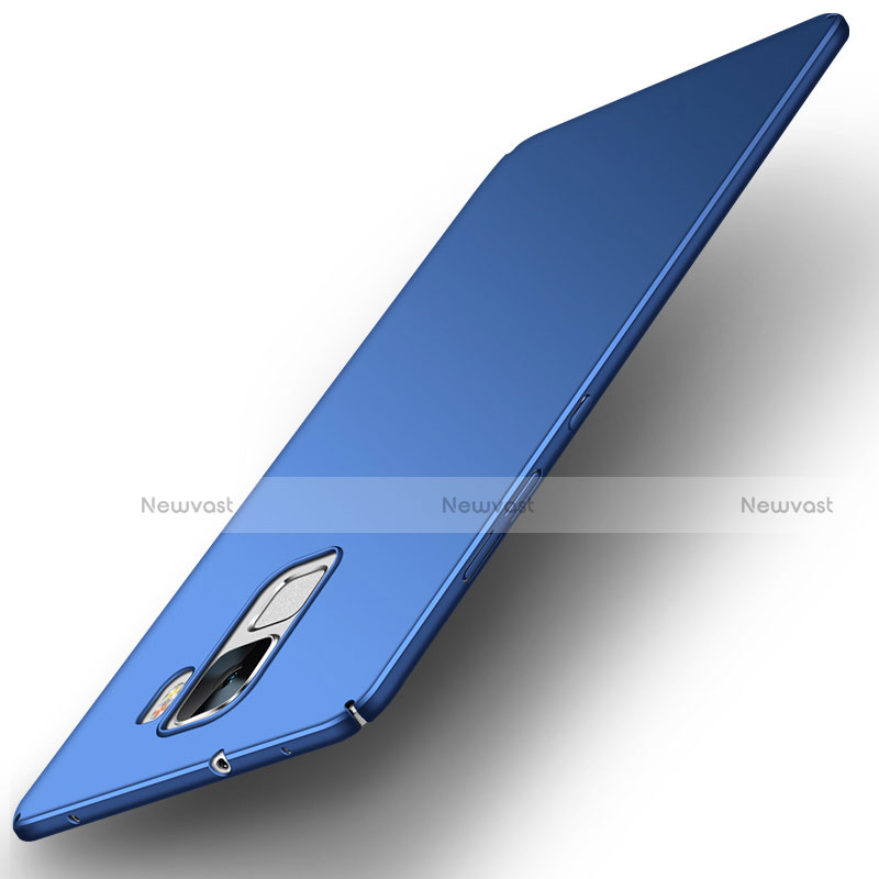 Hard Rigid Plastic Matte Finish Case Back Cover M01 for Huawei Honor 7 Dual SIM Blue