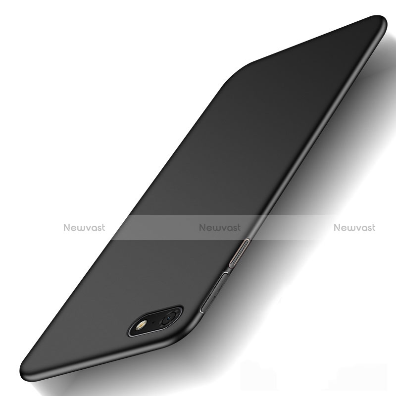 Hard Rigid Plastic Matte Finish Case Back Cover M01 for Huawei Honor 7S Black