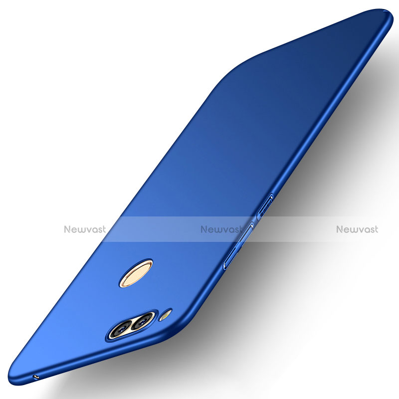 Hard Rigid Plastic Matte Finish Case Back Cover M01 for Huawei Honor 7X Blue