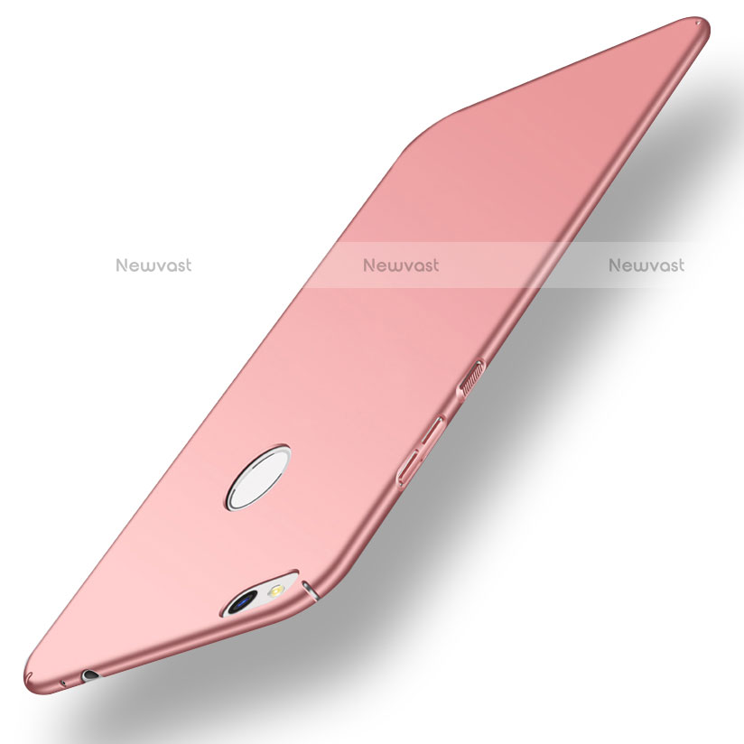 Hard Rigid Plastic Matte Finish Case Back Cover M01 for Huawei Honor 8 Lite Pink