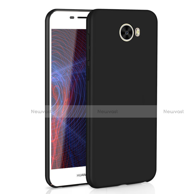 Hard Rigid Plastic Matte Finish Case Back Cover M01 for Huawei Honor Play 5 Black