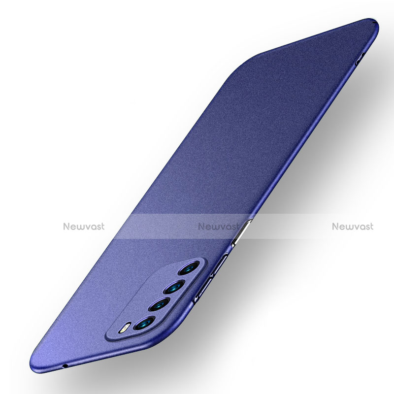 Hard Rigid Plastic Matte Finish Case Back Cover M01 for Huawei Honor Play4 5G Blue