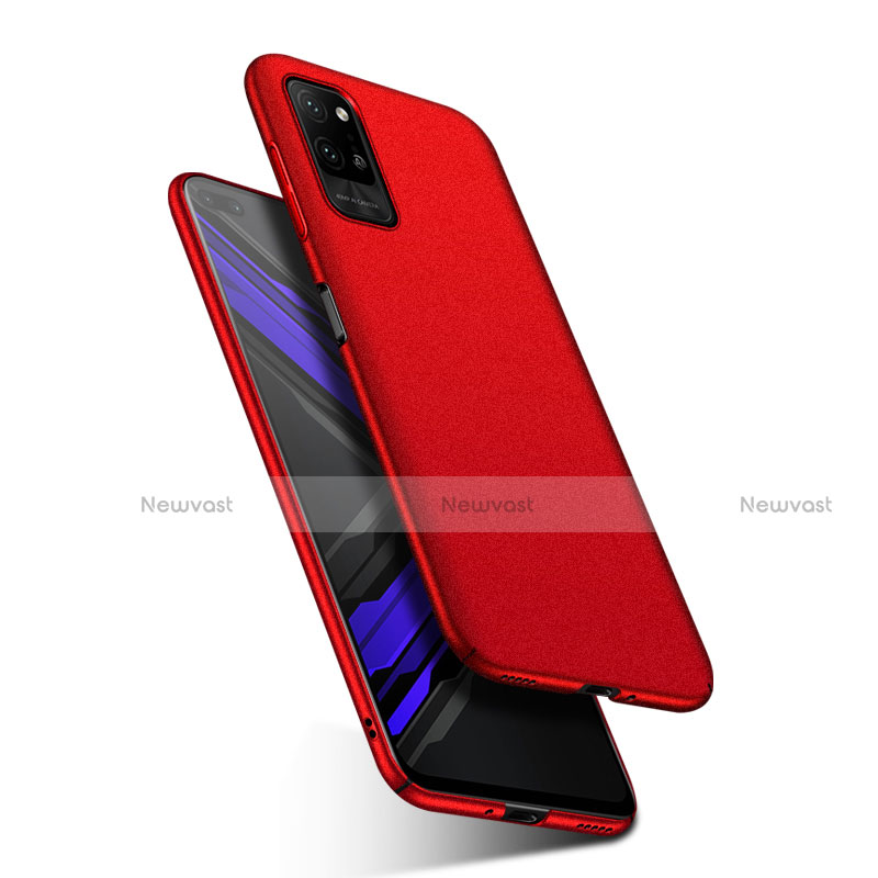 Hard Rigid Plastic Matte Finish Case Back Cover M01 for Huawei Honor Play4 Pro 5G Red