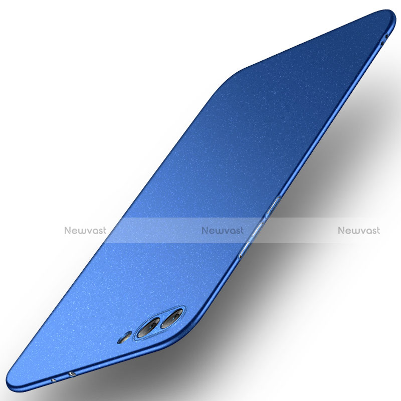Hard Rigid Plastic Matte Finish Case Back Cover M01 for Huawei Honor V10 Blue