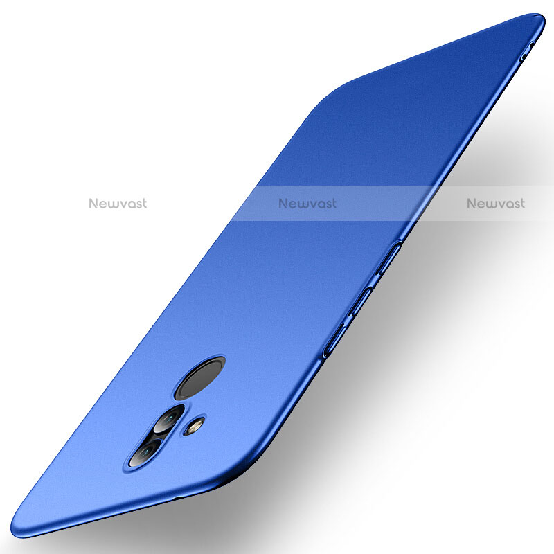 Hard Rigid Plastic Matte Finish Case Back Cover M01 for Huawei Maimang 7 Blue