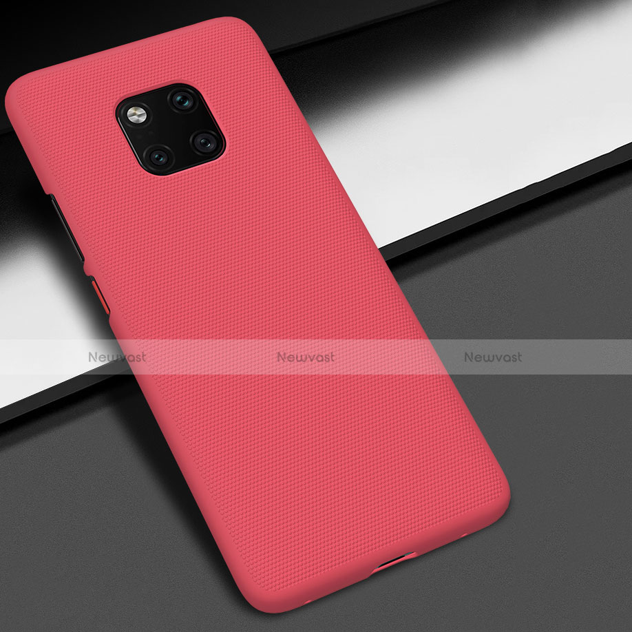 Hard Rigid Plastic Matte Finish Case Back Cover M01 for Huawei Mate 20 Pro Red