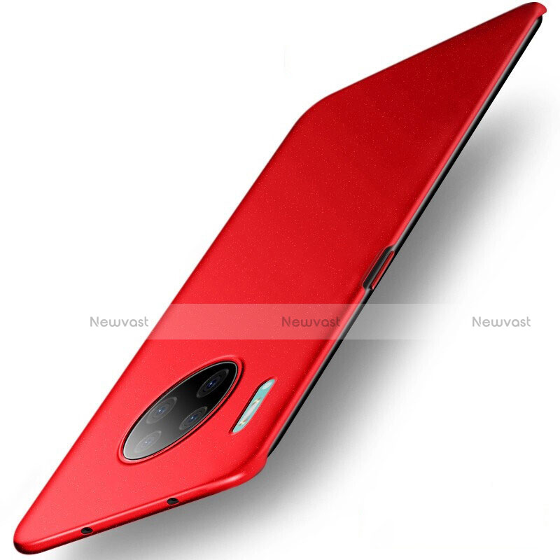 Hard Rigid Plastic Matte Finish Case Back Cover M01 for Huawei Mate 30 Pro Red