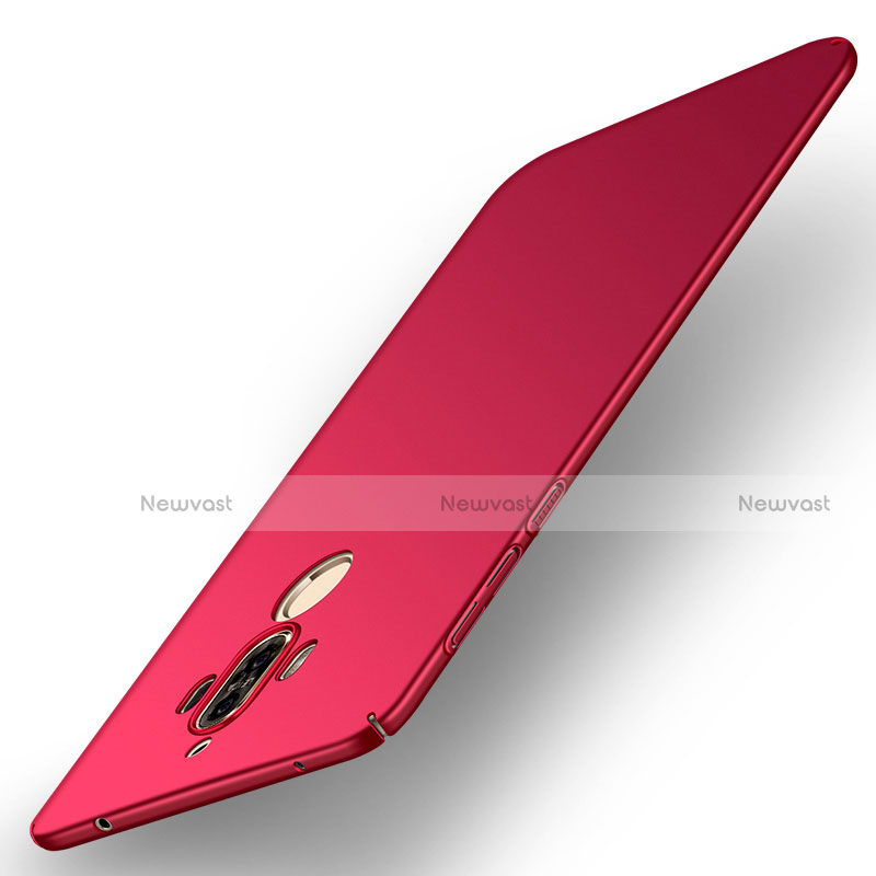 Hard Rigid Plastic Matte Finish Case Back Cover M01 for Huawei Mate 9 Red