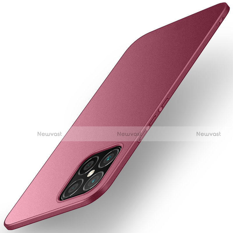 Hard Rigid Plastic Matte Finish Case Back Cover M01 for Huawei Nova 8 SE 5G Red
