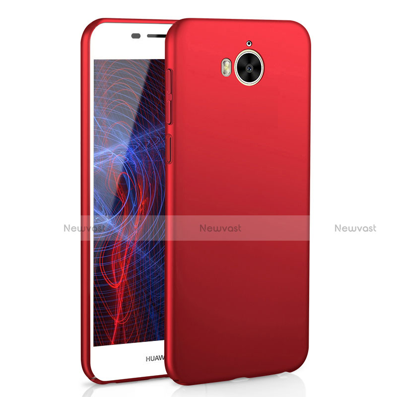 Hard Rigid Plastic Matte Finish Case Back Cover M01 for Huawei Nova Young Red