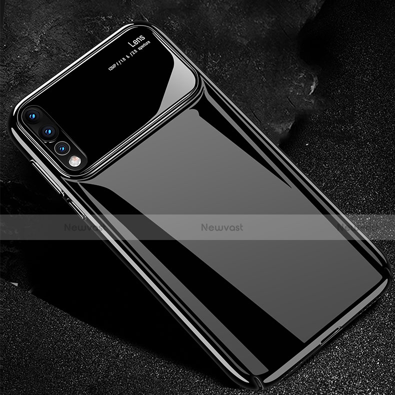 Hard Rigid Plastic Matte Finish Case Back Cover M01 for Huawei P20 Pro Black
