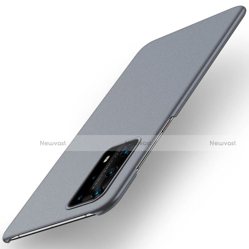 Hard Rigid Plastic Matte Finish Case Back Cover M01 for Huawei P40 Pro+ Plus Gray