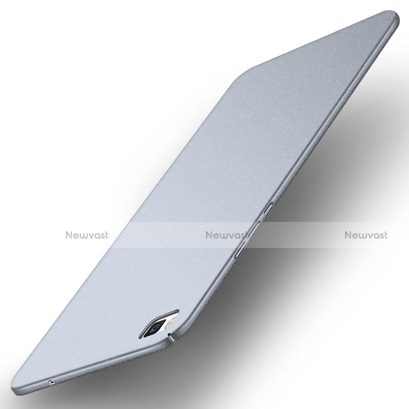 Hard Rigid Plastic Matte Finish Case Back Cover M01 for Huawei P8 Silver