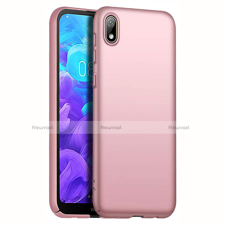 Hard Rigid Plastic Matte Finish Case Back Cover M01 for Huawei Y5 (2019) Rose Gold