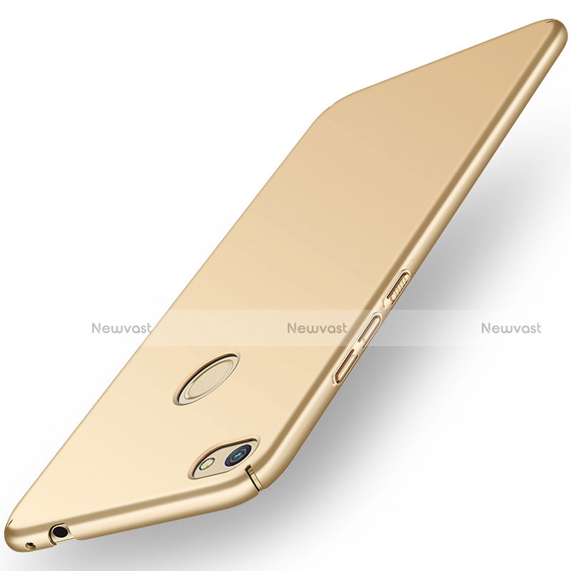 Hard Rigid Plastic Matte Finish Case Back Cover M01 for Huawei Y6 Pro (2017) Gold