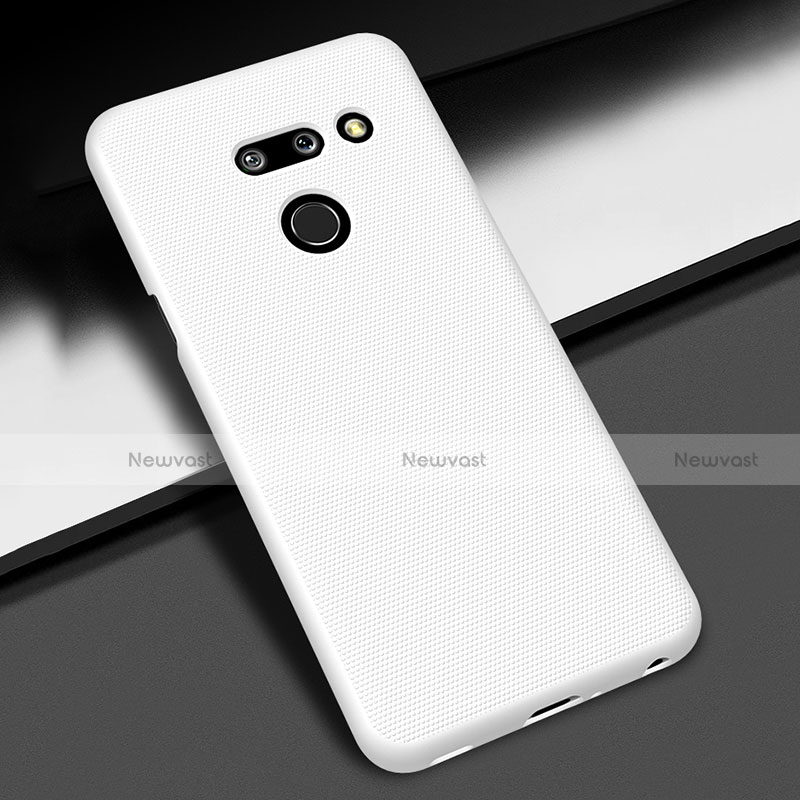 Hard Rigid Plastic Matte Finish Case Back Cover M01 for LG G8 ThinQ White