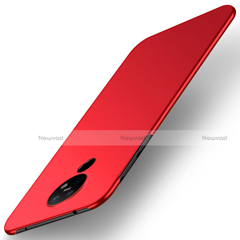 Hard Rigid Plastic Matte Finish Case Back Cover M01 for Nokia 6.2 Red